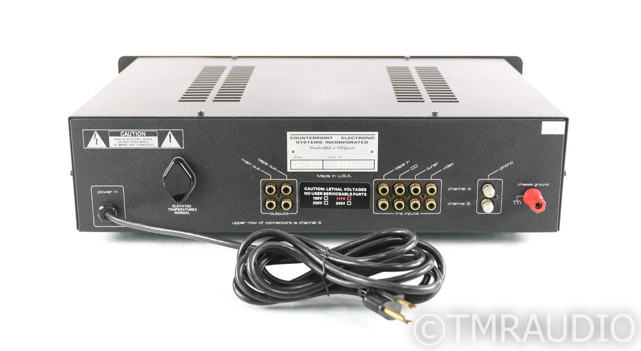 Counterpoint Electronics SA-1000 Tube Hybrid Stereo Preamplifier; MM Phono
