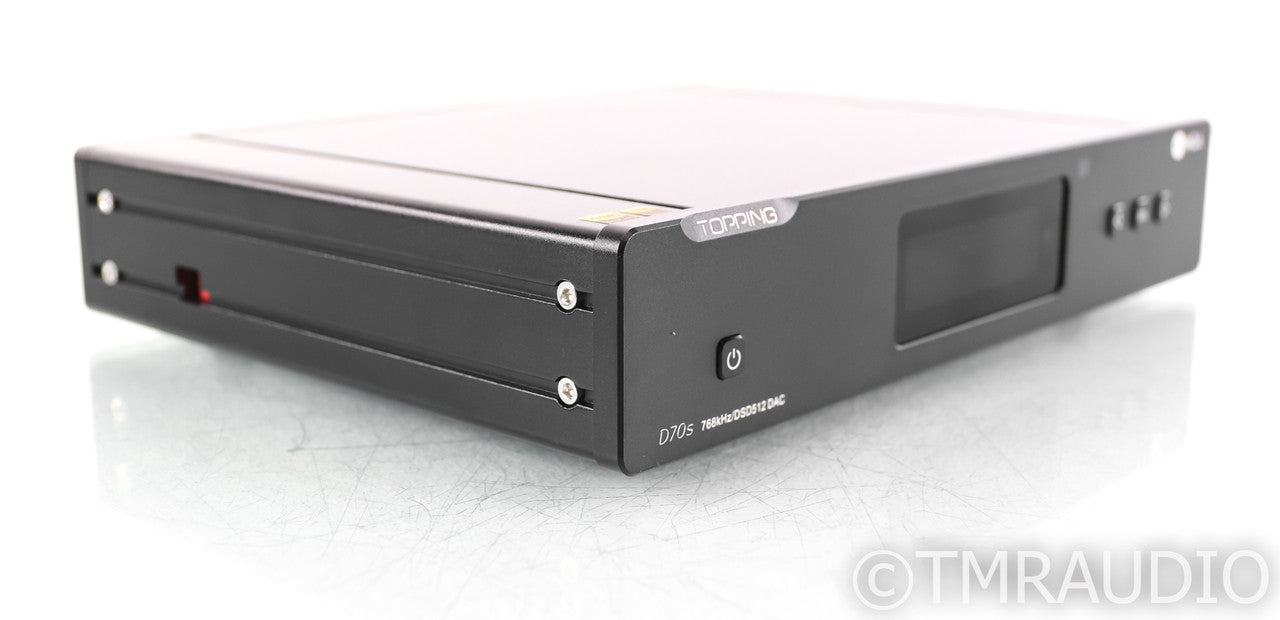 Topping D70s MQA DSD DAC; D/A Converter; Black; Remote