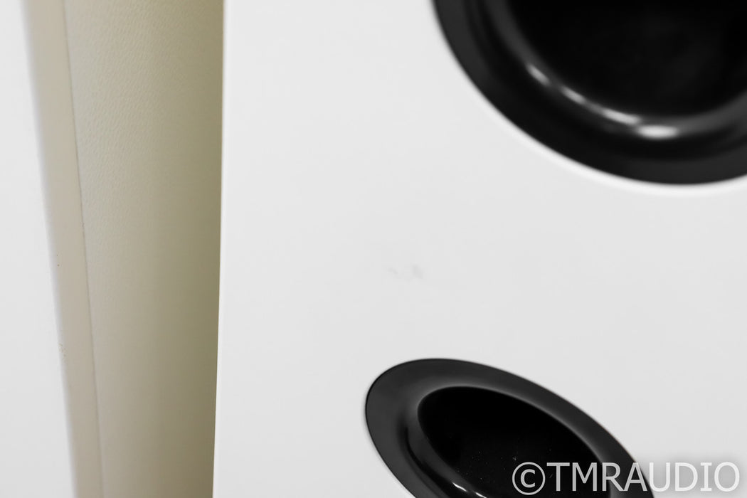 Rosso Fiorentino Elba Floorstanding Speakers; White Pair