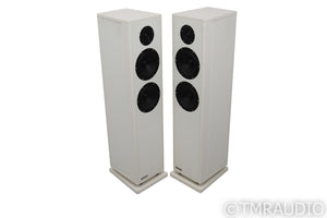 Rosso Fiorentino Elba Floorstanding Speakers; White Pair