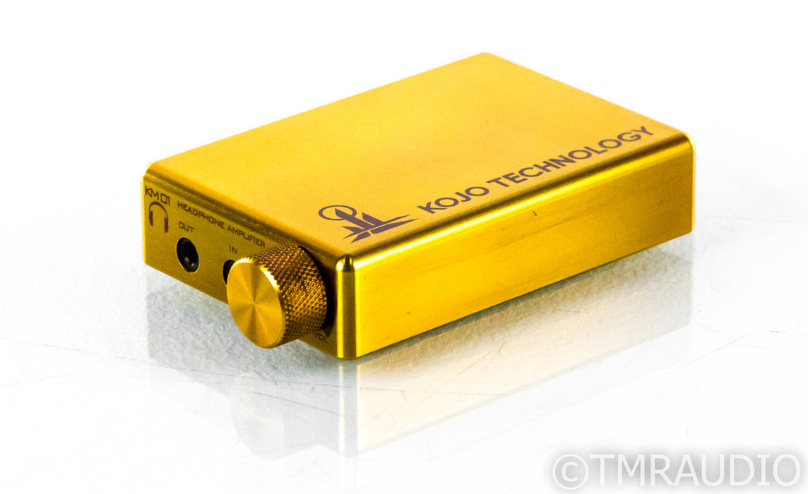 Kojo Technology KM01 Fire Gold Portable Headphone Amplifier; Battery Powered