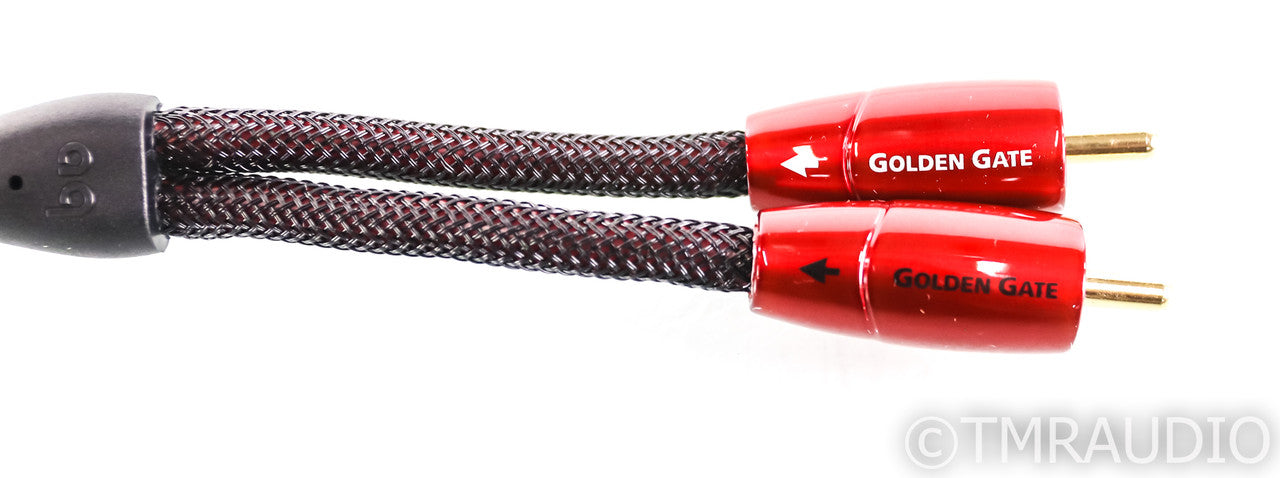 AudioQuest Golden Gate RCA Cables; 0.6m Pair Interconnects (Open Box)