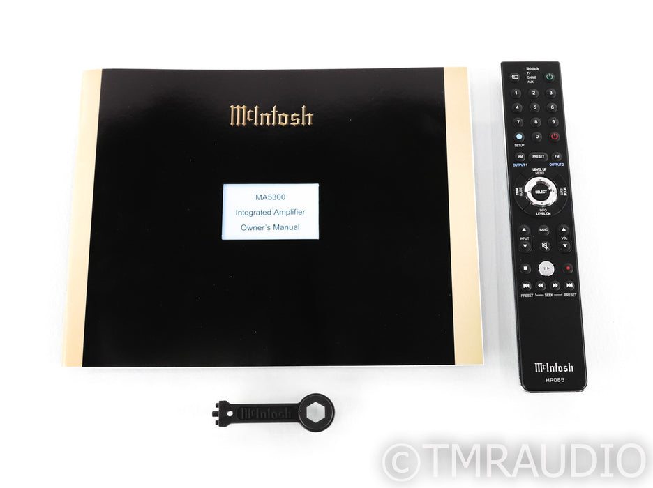 McIntosh MA5300 Stereo Integrated Amplifier; MA-5300; Remote; USB