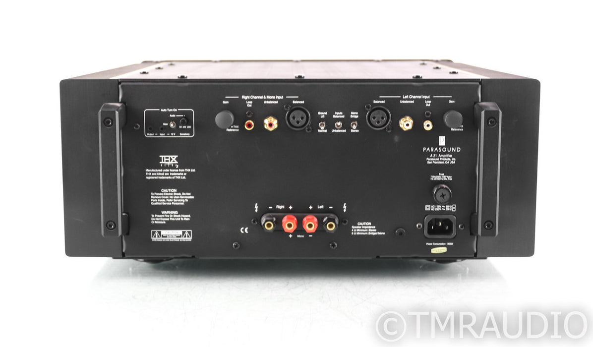Parasound A21 Stereo Power Amplifier; A-21