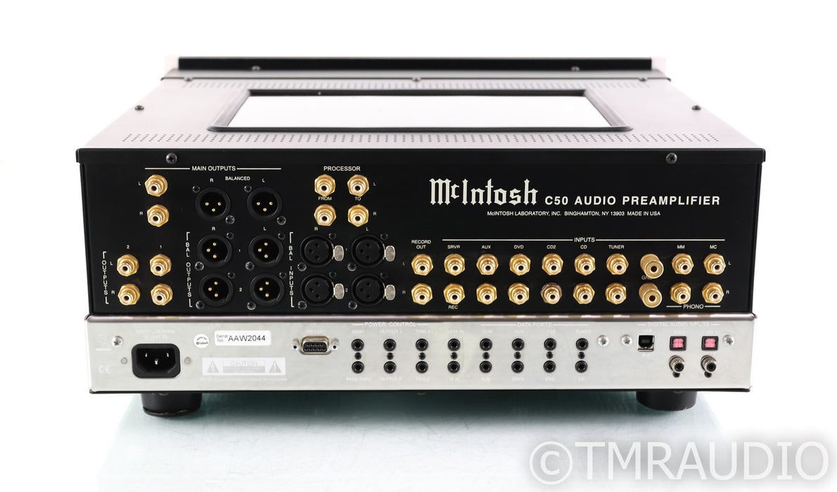 McIntosh C50 Stereo Preamplifier; C-50; USB (No Remote)