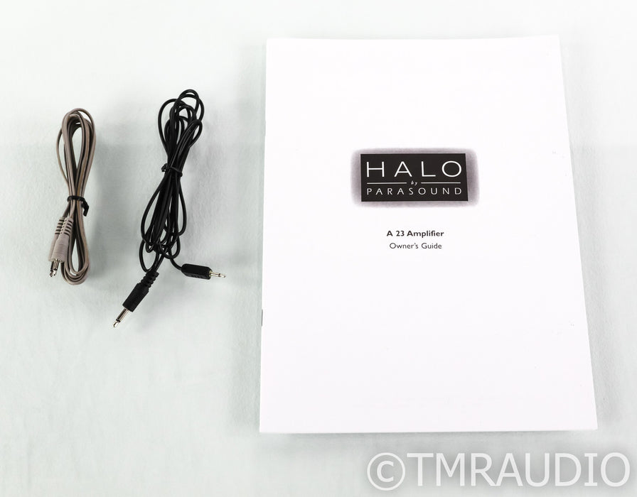 Parasound Halo A 23 Stereo Power Amplifier; A23; Black