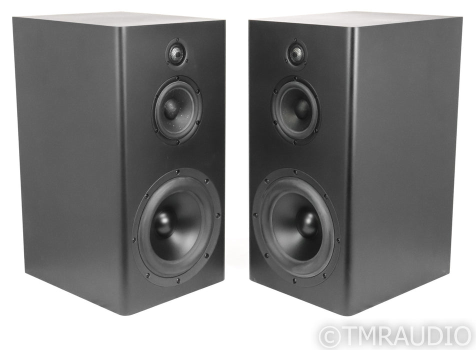 Selah Audio Vigore Bookshelf Speakers; Satin Black Pair