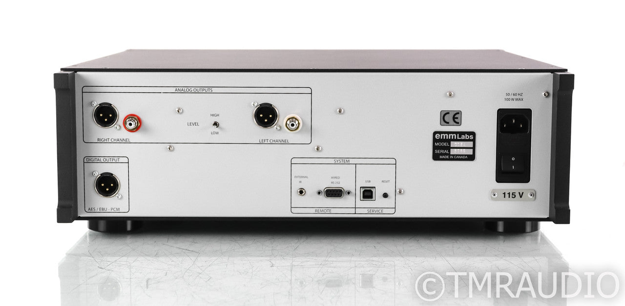 Emm Labs CDSA CD / SACD Player; Remote; Silver