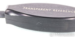 Transparent RBL1 Reference XLR Cables; 1m Pair Balanced Interconnects; HI Z