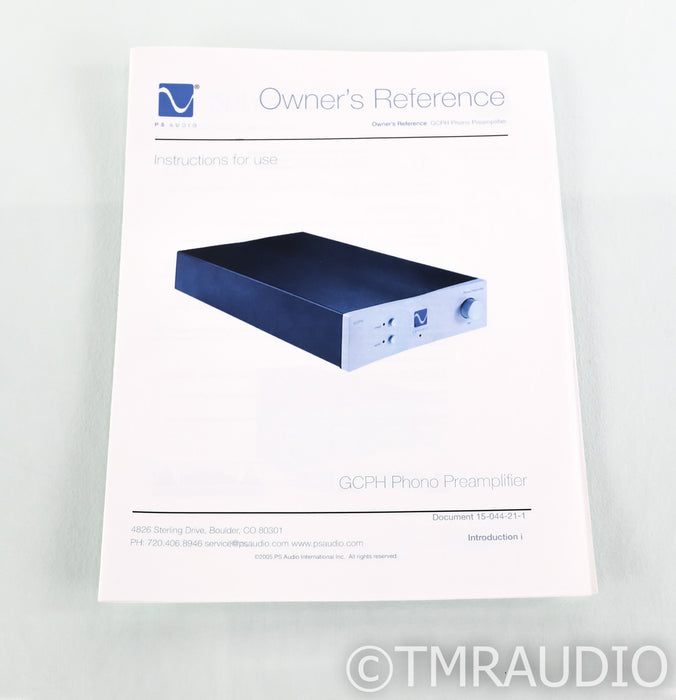 PS Audio GCPH MM / MC Phono Preamplifier; Parts Connexion Level 1 Upgrade
