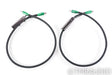 AudioQuest Earth XLR Cables; 1m Pair Balanced Interconnects; 72v DBS (Open Box)