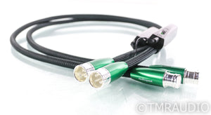 AudioQuest Earth XLR Cables; 1m Pair Balanced Interconnects; 72v DBS (Open Box)
