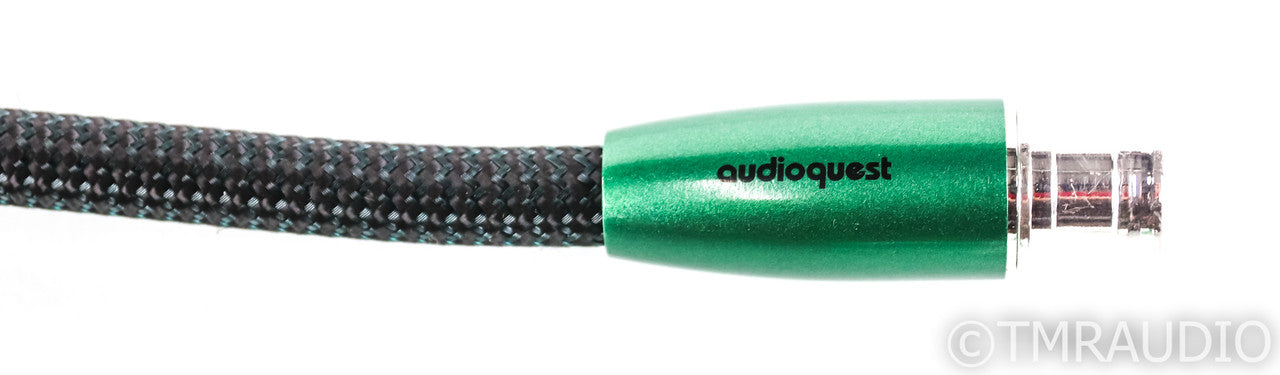 AudioQuest Earth XLR Cables; 1m Pair Balanced Interconnects; 72v DBS (Open Box)