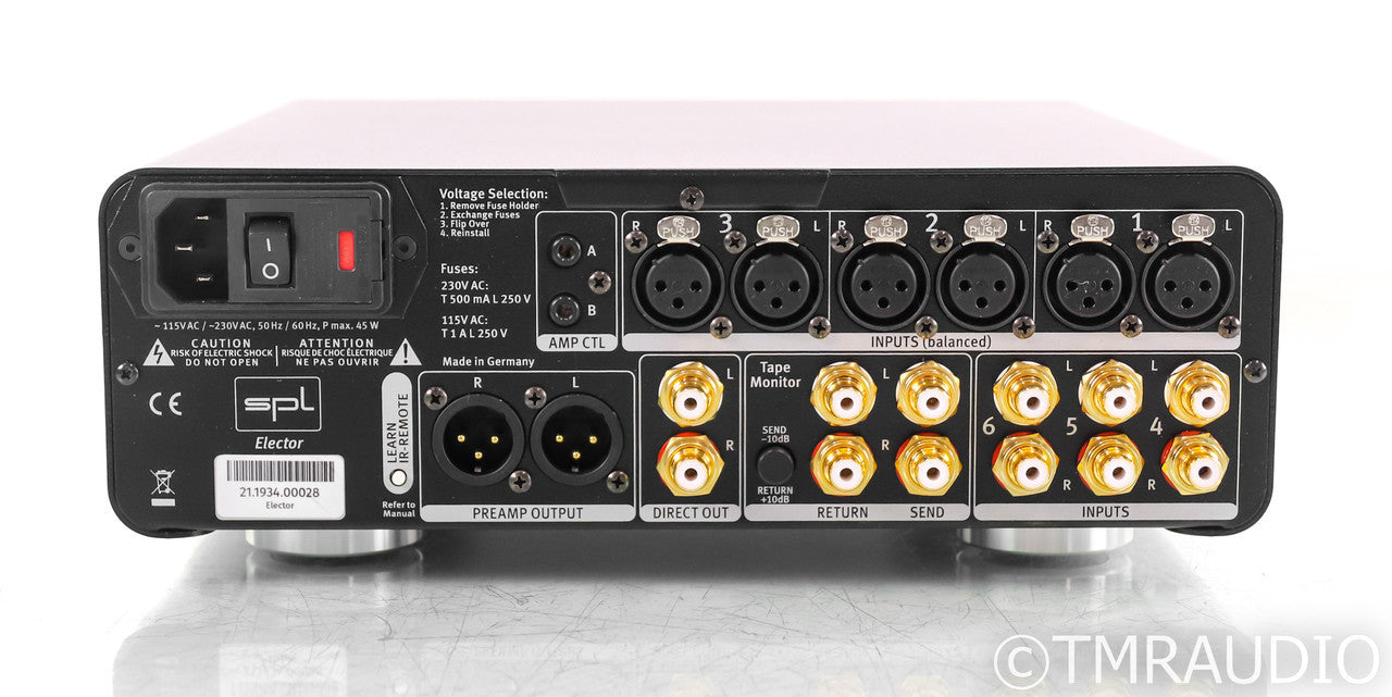 SPL Elector Stereo Analog Preamplifier; Red (Open Box)