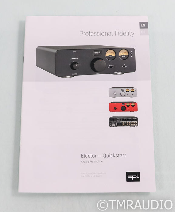 SPL Elector Stereo Analog Preamplifier; Red (Open Box)