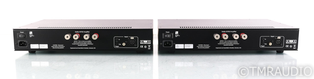 PS Audio Stellar M700 Mono Power Amplifier; Black Pair (Used)