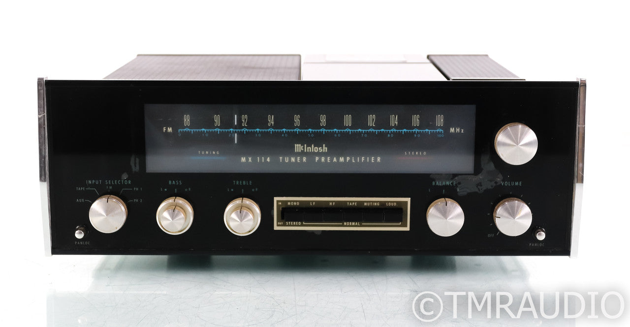 McIntosh MX 114 Vintage Stereo FM Tuner / Preamplifier; AS-IS (Mono FM Only)