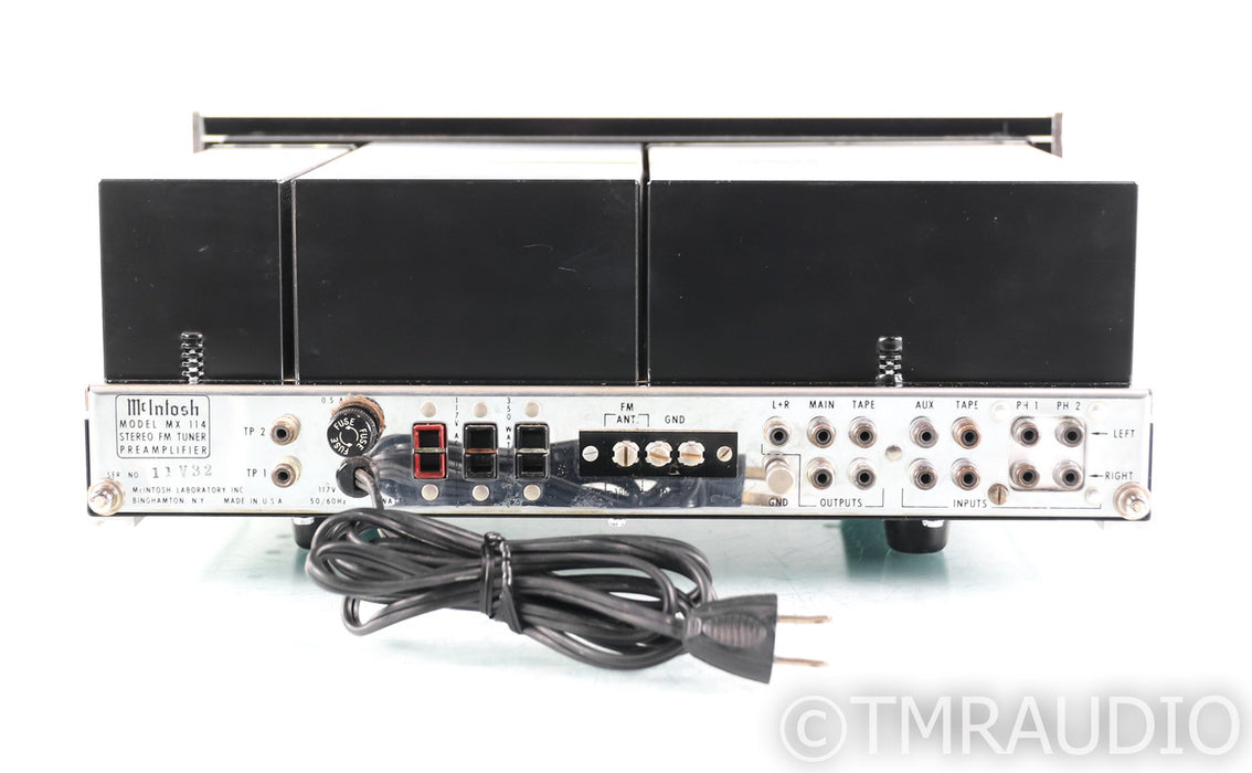 McIntosh MX 114 Vintage Stereo FM Tuner / Preamplifier; AS-IS (Mono FM Only)