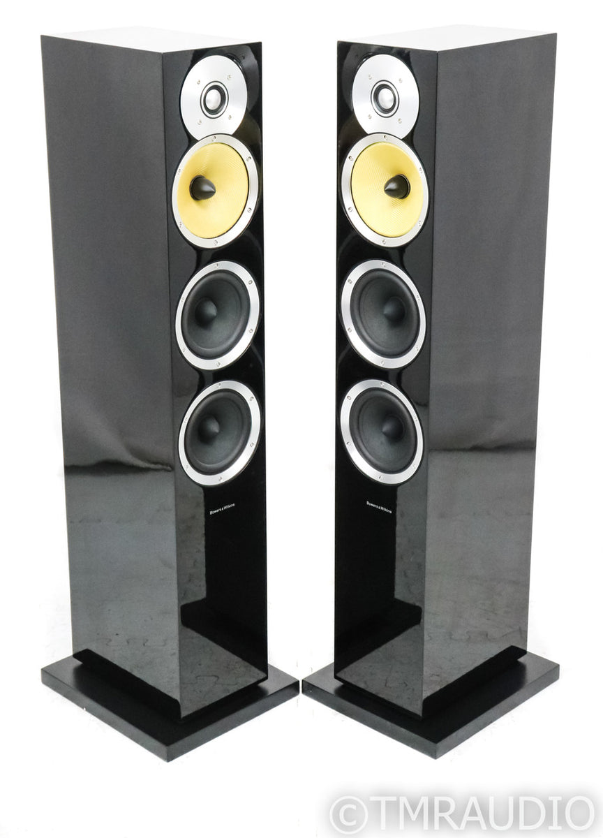 B&W CM8 Floorstanding Speakers; CM-8; Black Pair — The Music Room