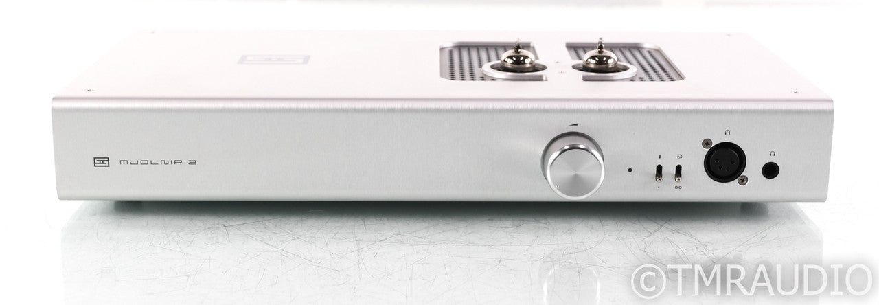 Schiit Mjolnir 2 Tube Headphone Amplifier; Silver
