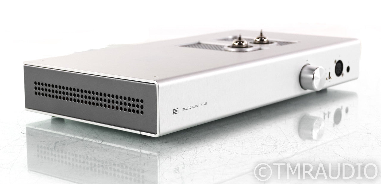 Schiit Mjolnir 2 Tube Headphone Amplifier; Silver