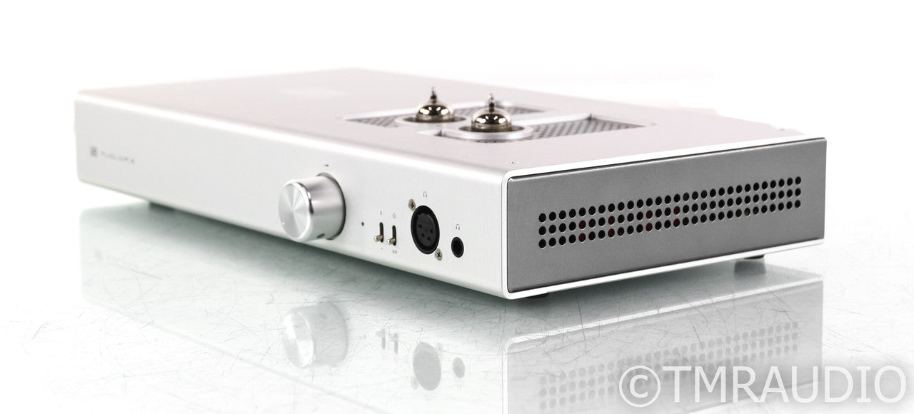 Schiit Mjolnir 2 Tube Headphone Amplifier; Silver