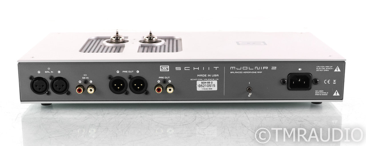Schiit Mjolnir 2 Tube Headphone Amplifier; Silver