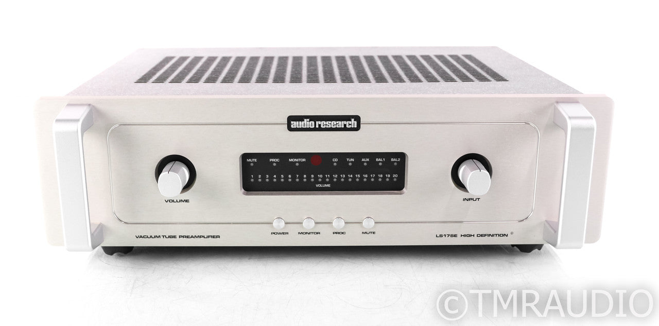 Audio Research LS17SE Stereo Tube Hybrid Preamplifier; LS-17 SE; Silver; Remote