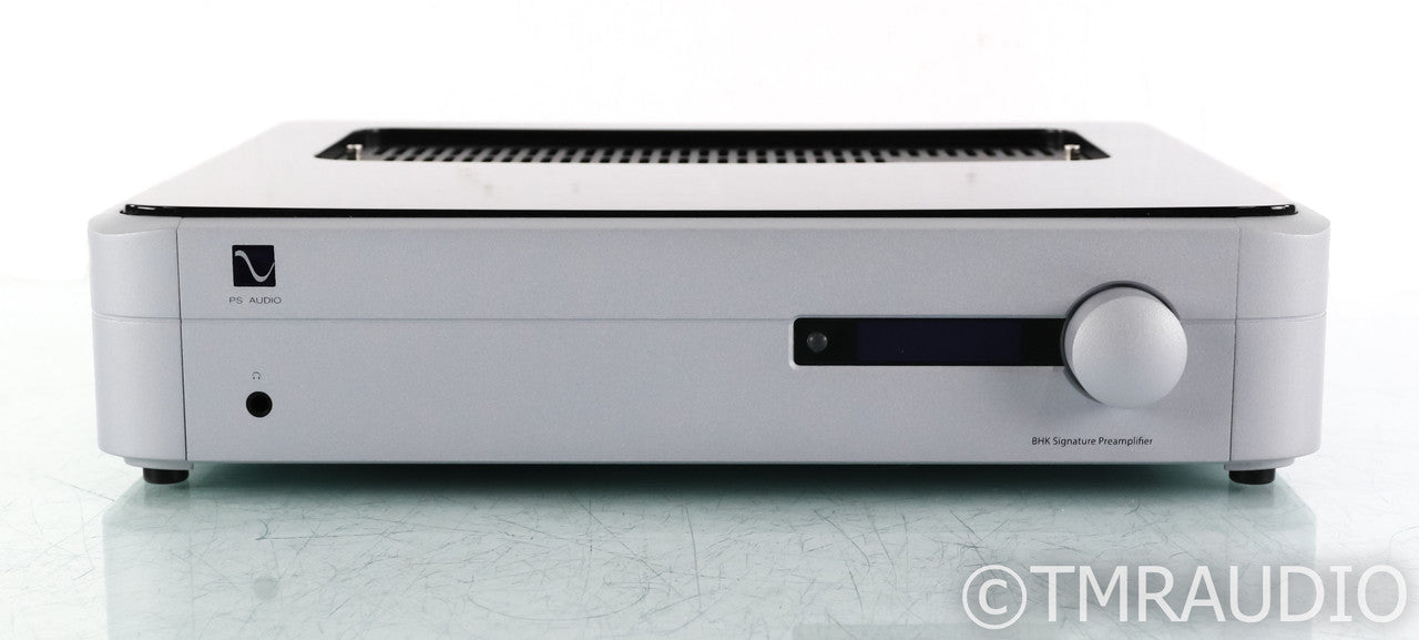 PS Audio BHK Signature Tube Hybrid Stereo Preamplifier; Silver, Remote (Used)