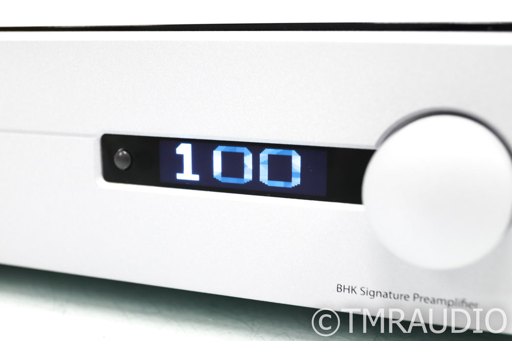 PS Audio BHK Signature Tube Hybrid Stereo Preamplifier; Silver, Remote (Used)
