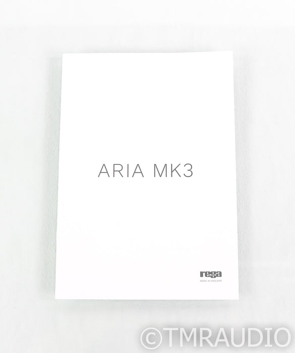 Rega Aria Mk3 MM / MC Phono Preamplifier; Black (Open Box)