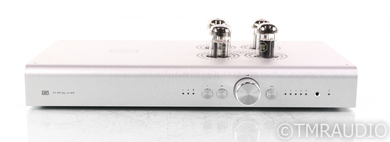 Schiit Freya Stereo Tube Preamplifier; Remote; Silver