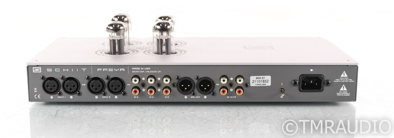 Schiit Freya Stereo Tube Preamplifier; Remote; Silver