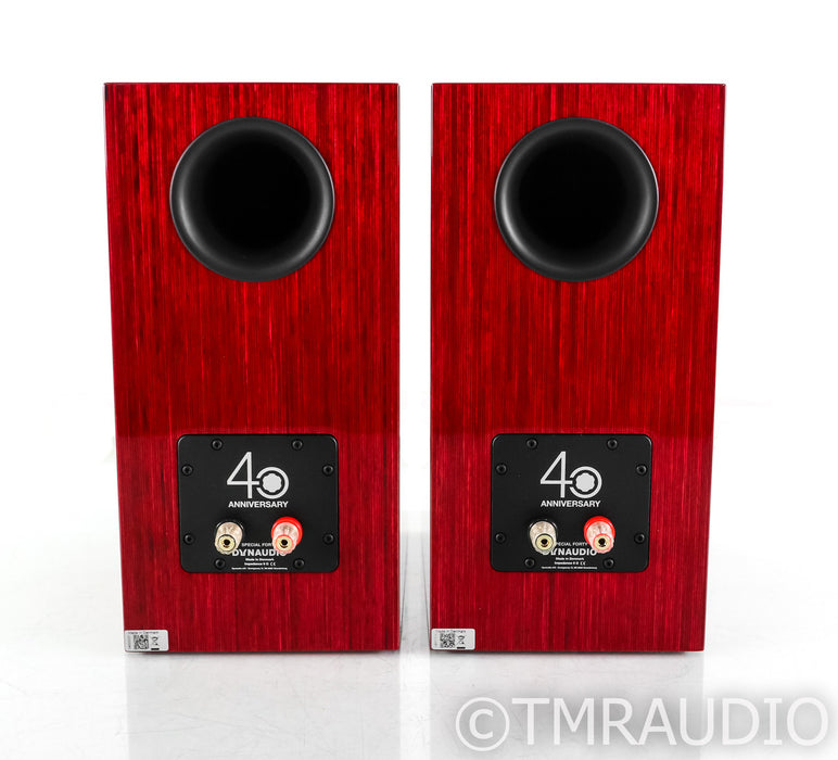 Dynaudio Special Forty Bookshelf Speakers; Red Birch Pair; 40th Anniversary