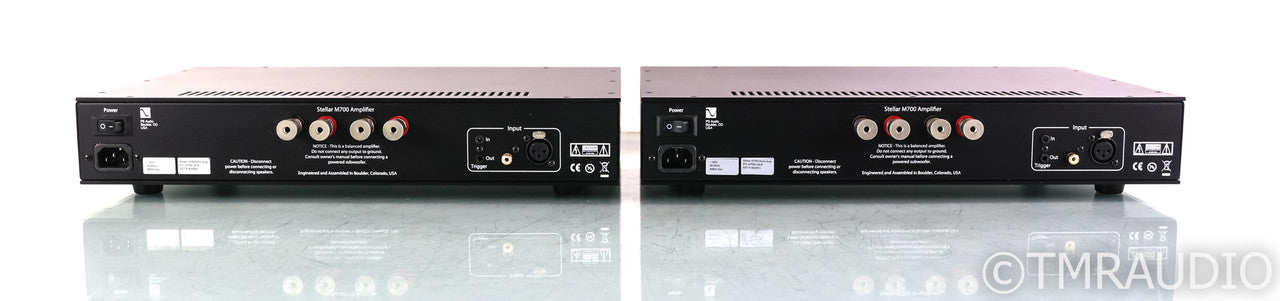 PS Audio Stellar M700 Mono Power Amplifier; Black Pair; M-700