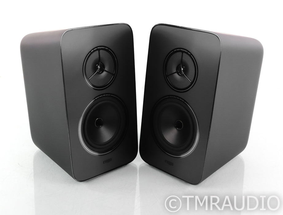 Rega Kyte Bookshelf Speakers; Black Pair (Open Box)