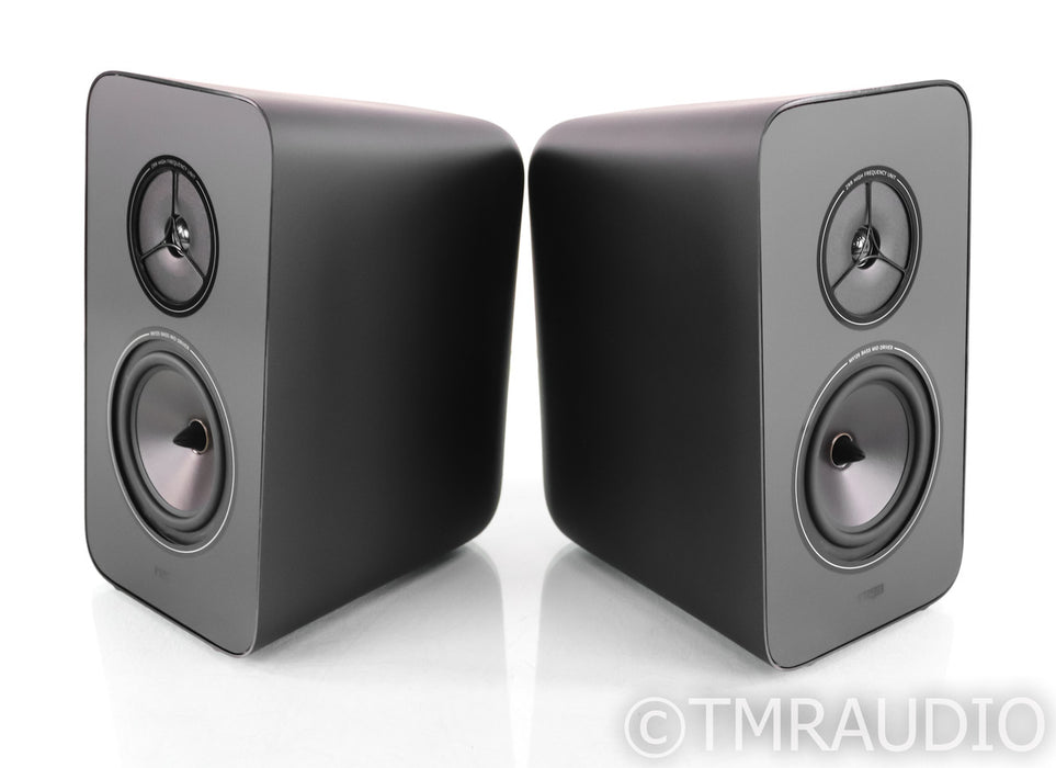 Rega Kyte Bookshelf Speakers; Black Pair (Open Box)