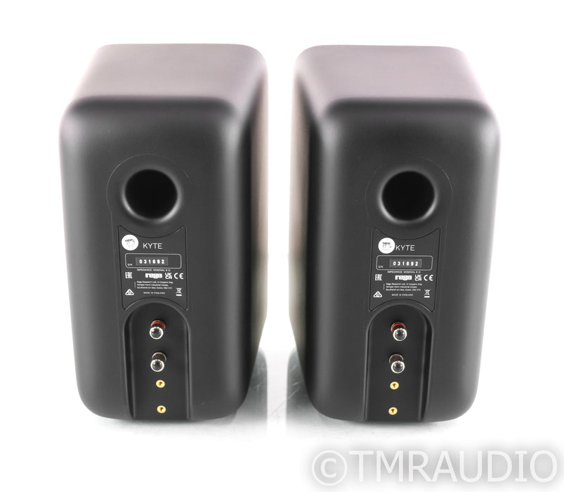 Rega Kyte Bookshelf Speakers; Black Pair (Open Box)
