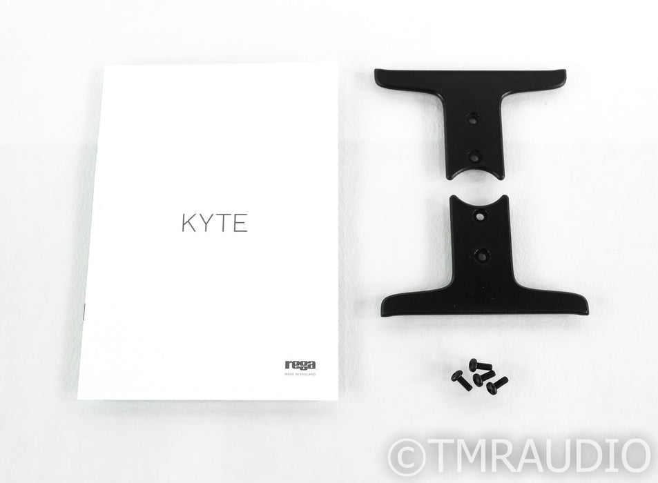 Rega Kyte Bookshelf Speakers; Black Pair (Open Box)