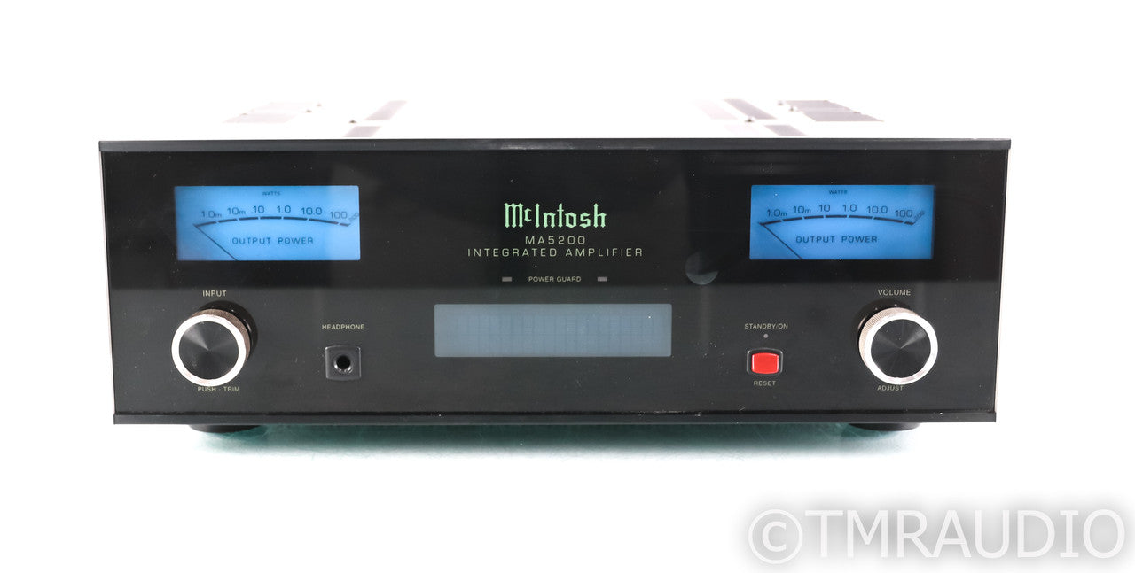 McIntosh MA5200 Stereo Integrated Amplifier; MA-5200; Black