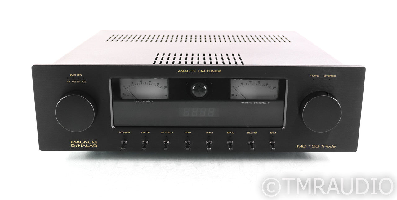 Magnum Dynalab MD108T FM Tuner; MD-108 Triode; Black; Remote