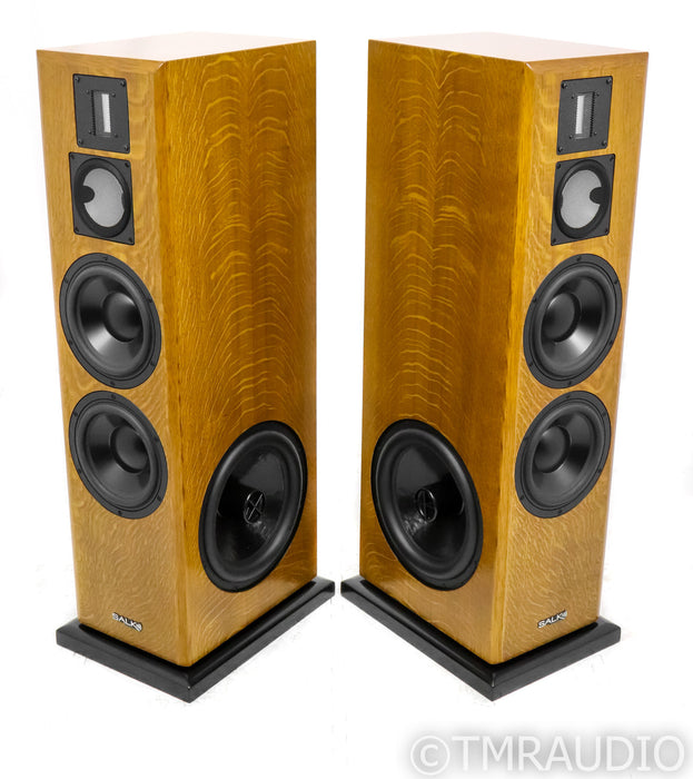 Salk Sound SoundScape 8 Floorstanding Speakers; SS 8; White Oak Pair