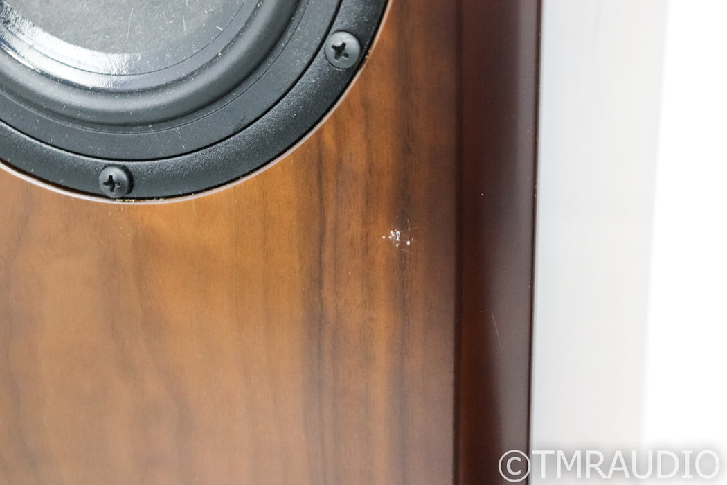 Salk Sound SongTower Floorstanding Speakers; Curly Walnut Pair w/ Burst Edges