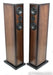 Salk Sound SongTower Floorstanding Speakers; Curly Walnut Pair w/ Burst Edges