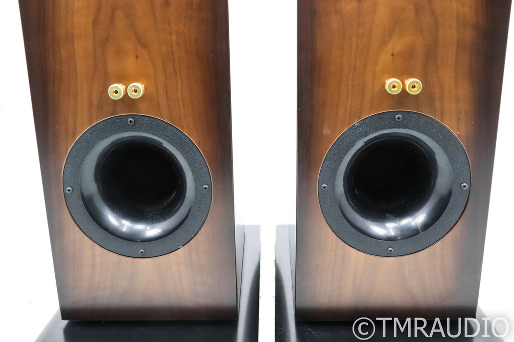 Salk Sound SongTower Floorstanding Speakers; Curly Walnut Pair w/ Burst Edges