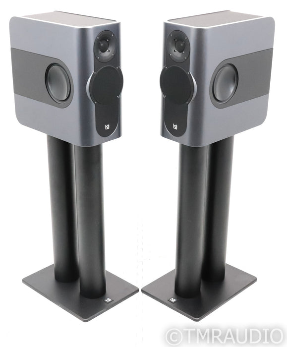 Kii Audio Three Powered Bookshelf Speakers; Graphite Pair; Kii Control; Remote