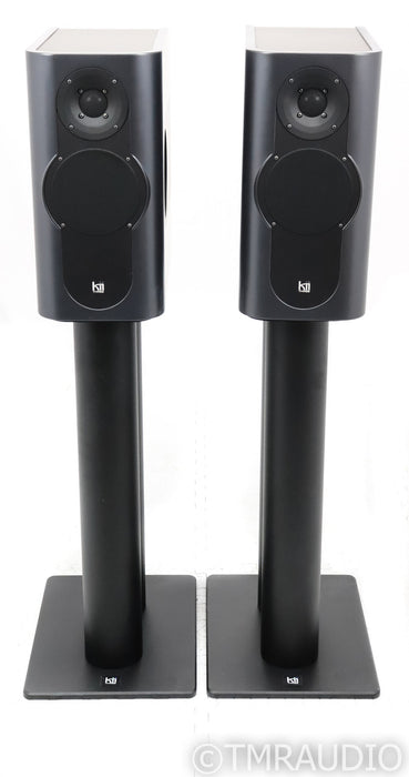 Kii Audio Three Powered Bookshelf Speakers; Graphite Pair; Kii Control; Remote