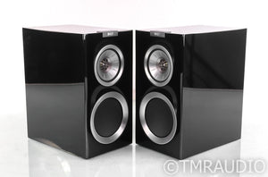 Kef R300 Bookshelf Speakers; R-300; Piano Black Pair