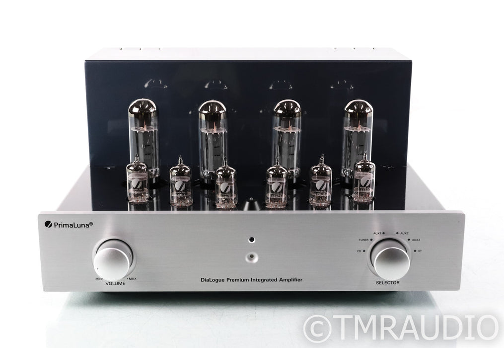 PrimaLuna DiaLogue Premium Stereo Tube Integrated Amplifier; Silver; Remote