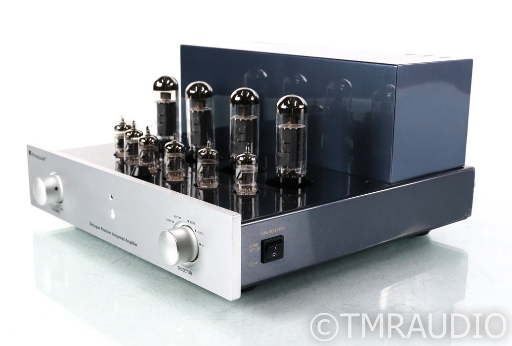 PrimaLuna DiaLogue Premium Stereo Tube Integrated Amplifier; Silver; Remote